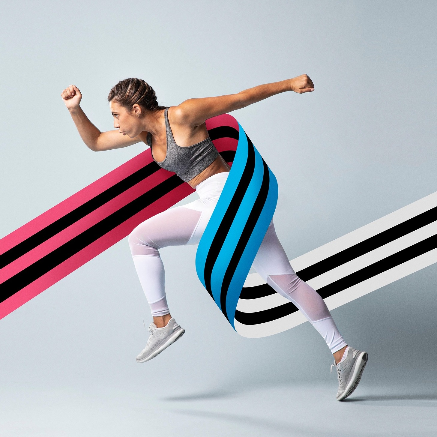 Mujer entrenando